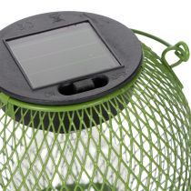 Article Lanterne solaire ronde à LED, idéale pour le jardin ou la terrasse, éclairage d'ambiance, 12 cm