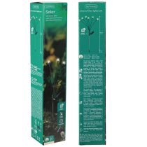 Article Lampes solaires extérieur LED tige lumineuse blanc chaud 70cm 3pcs