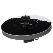 Article Pompe solaire pour bassins de jardin, élément décoratif flottant avec LED, 16 cm