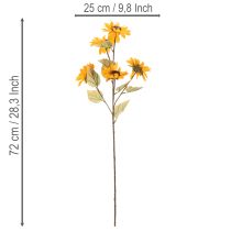 Article Soleil artificiel 72cm 2pcs en plastique et tissu
