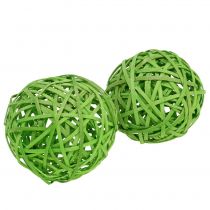 Spanball vert clair Ø8cm 4pcs