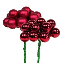 Article Baies miroir 20mm rouge 140 pcs