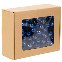 Article Mini boules de Noël sur fil de fer, baies miroir, 20 mm, 140 pièces