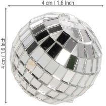 Article Boules décoratives miroir argentées en verre 2-4 cm 50 pièces
