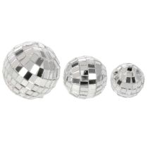 Article Boules décoratives miroir argentées en verre 2-4 cm 50 pièces
