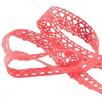 Article Ruban dentelle ruban décoratif Corail L16mm L20m