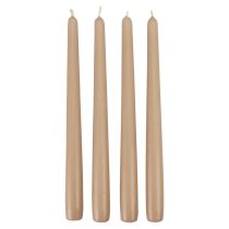 Article Bougies coniques Bougies Wenzel beige 250/23mm 12pcs