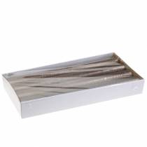 Article Bougies coniques couleur unie cuivre métallisé 34mm×240mm 4 pcs