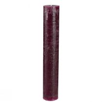 Article Bougies coniques bougies de couleur unie bordeaux 50x300mm 4 pcs