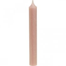 Article Bougies en bâton bougies roses décoration de bougie bohème Ø21/170mm 6 pcs