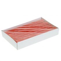 Article Bougies coniques colorées orange 34 mm x 300 mm 4 pièces