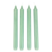 Article Bougies coniques PURE Bougies Wenzel vert émeraude 250/23mm 4pcs