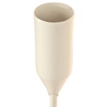 Article Bougeoir conique 6 bougies bougeoir gris Ø20cm H31cm