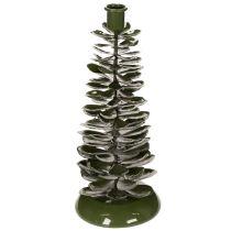 Article Chandelier Sapin en Métal Vert 28cm
