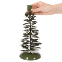 Article Chandelier Sapin en Métal Vert 28cm
