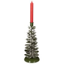 Article Chandelier Sapin en Métal Vert 28cm