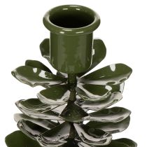 Article Chandelier Sapin en Métal Vert 28cm