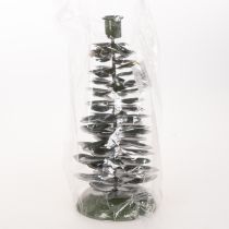 Article Chandelier Sapin en Métal Vert 28cm
