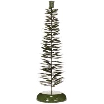 Article Chandelier en métal vert en forme de sapin, hauteur 45 cm