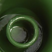 Article Bougeoir conique Coupe avec bougeoir Vert foncé H6cm 6pcs