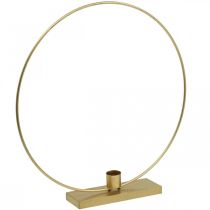 Anneau décoratif bougeoir métal Deco Loop Doré Ø30cm