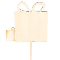 Article Piquets décoratifs en bois cadeaux colorés 31 cm 12 pièces