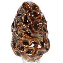 Article Morilles artificielles décoratives à piquer pour pots de fleurs et tables, 13 cm, lot de 2