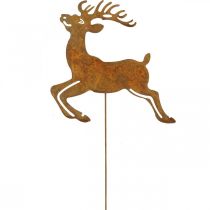 Bouchon de jardin patine décoratif bouchon décor cerf 21,5cm