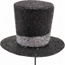 Article Nouvel An déco cylindre chapeau bouchon déco paillettes 5cm 12pcs