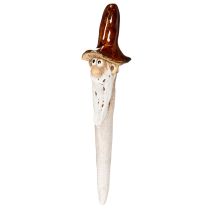 Article Figurine décorative de nain de jardin pour pots de fleurs, 16 cm, lot de 2