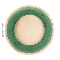 Article Couronne en mousse florale planche de bois mousse florale humide 38 cm 2 pièces