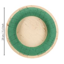 Article Couronne en mousse florale sur bois mousse florale humide verte Ø29cm