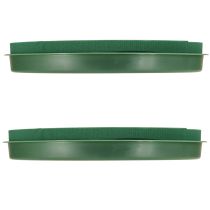 Article Couronne en mousse florale avec bol en mousse florale humide Ø29cm 2 pcs