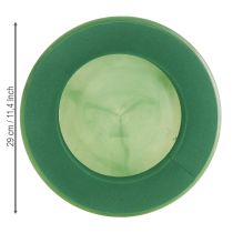 Article Couronne en mousse florale avec bol en mousse florale humide Ø29cm 2 pcs