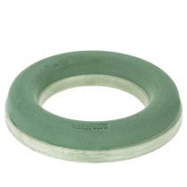 Article Anneau en mousse florale vert Ø25cm composition de couronne 4 pièces