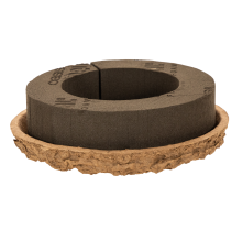 Article Anneau de mousse florale OASIS® Renewal® Floral Foam Biolit® avec coupelle, Ø 17 cm, noir, lot de 2