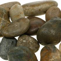 Galets de rivière Naturel clair et foncé 3-6cm 1kg