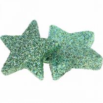 Décoration à parsemer Étoiles de Noël étoiles à parsemer vert Ø4/5cm 40p