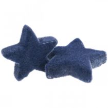 Saupoudres de Noël, étoiles, bleu Ø4/5cm 40p