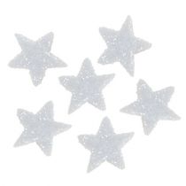 Article Star Glitter 1,5cm à saupoudrer blanc 144pcs