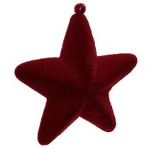 Article Flocons d&#39;étoiles rouge foncé 10cm