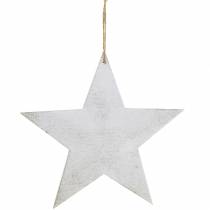 Article Étoile de décoration de Noël à suspendre 30cm 3 pcs
