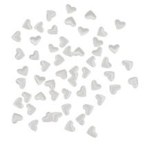 Mélange de cœurs blancs 1,3cm 500P