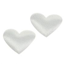 Article Décoration à disperser coeurs blancs 14mm 800 pcs