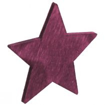 Article Décoration à disperser poinsettias en bois 3 couleurs Ø4cm 72 pcs