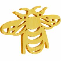 Saupoudrer de décoration abeille, printemps, abeilles en bois pour l&#39;artisanat, décoration de table 48pcs