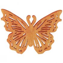 Article Décoration de table en bois papillon décoration printemps 4×3cm 72 pcs