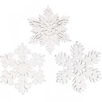 Article Flocon de neige à disperser, décoration à saupoudrer cristal de glace 3,5 cm 72 pcs