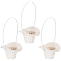 Article Panier à fleurs et pétales, 36 cm, 3 pièces