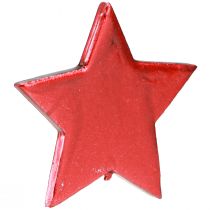 Article Étoiles rouges décoratives à disperser Ø3/5/7 cm – 2e choix – 44 pièces
